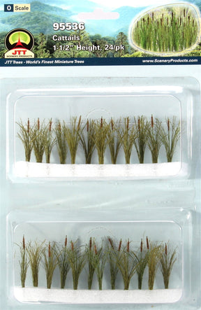 JTT Scenery Products Scenery JTT Scenery Products O 95536 (BU-1036) Cattails 1-1/2" (24)