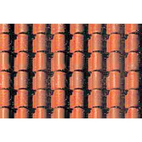 JTT Scenery Products Supplies JTT Scenery Products O 97435 Pattern Sheets, Spanish Tile (2)