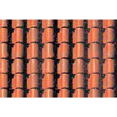 JTT Scenery Products Supplies JTT Scenery Products O 97435 Pattern Sheets, Spanish Tile (2)