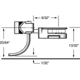 Kadee Details & Parts Kadee #37 HO Scale 30-Series Plastic Couplers with Gearboxes - Medium (9/32") Underset Shank