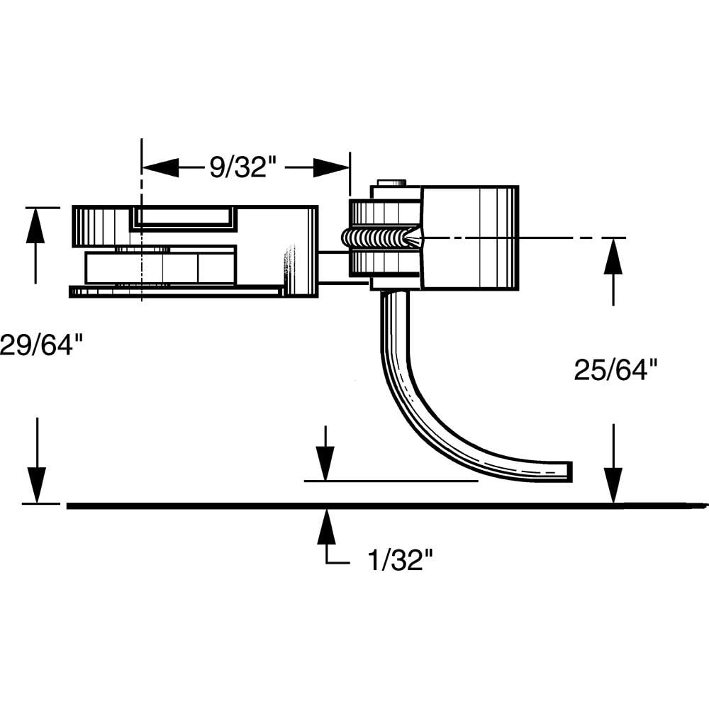 Kadee Details & Parts Kadee #37 HO Scale 30-Series Plastic Couplers with Gearboxes - Medium (9/32") Underset Shank