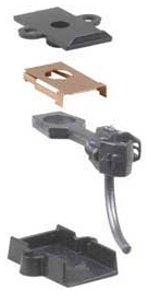 Kadee Details & Parts Kadee 58 Scale Metal Couplers - Medium Centerset, HO