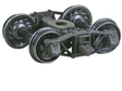 Kadee Details & Parts Kadee #583 HGC Arch Bar Self Centering Caboose Trucks, HO