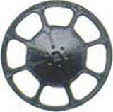 Kadee Details & Parts Kadee KAD2045 Modern Brake Wheels pkg(8) -- Black, HO Scale