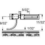 Kadee Details & Parts Kadee Skip to the beginning of the images gallery #714 HOn3 Scale Split Shank Plastic Couplers - Black