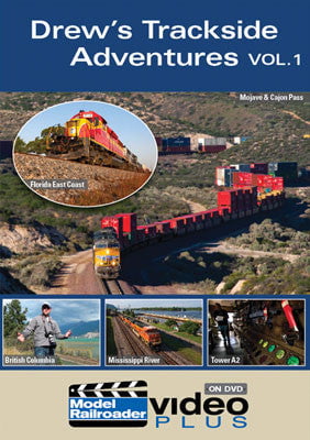 Kalmbach Publishing Co Kalmbach Publishing Co  15308 Drew's Trackside Adventures DVD -- Volume 1 (1 Hour, 17 Minutes)