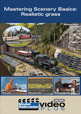 Kalmbach Publishing Co Kalmbach Publishing Co  15322 Model Railroader Video Plus DVD -- Mastering Scenery Basics: Realistic Grass