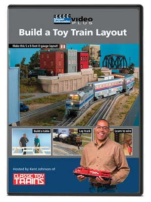 Kalmbach Publishing Co Kalmbach Publishing Co  15348 Build a Toy Train Layout - DVD -- 2 Hours, 15 Minutes