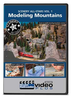 Kalmbach Publishing Co Kalmbach Publishing Co  15349 Scenery All-Stars DVD -- Volume 1: Modeling Mountains