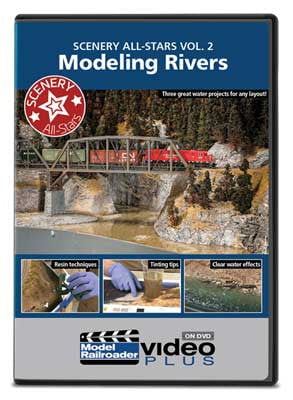 Kalmbach Publishing Co Kalmbach Publishing Co  15350 Scenery All-Stars DVD -- Volume 2: Modeling Rivers