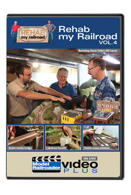 Kalmbach Publishing Co Kalmbach Publishing Co  15371 Rehab My Railroad DVD -- Volume 4, Part 1