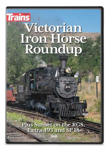 Kalmbach Publishing Co Kalmbach Publishing Co  16119 Victorian Iron Horse Roundup DVD -- 60 Minutes