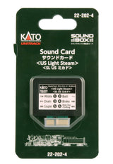 Kato DCC & Sound Kato HO/N 22202-4 Soundbox Sound Card, US Light Steam
