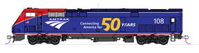 Kato Locomotives Kato HO 376115LS GE P42 Genesis, Lok Locomotive Amtrak #108 (DCC & Sound-Equipped)