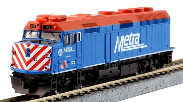 Kato Locomotives Kato N 1769107 F40PH, Chicago Metra "City of Palatine" #157