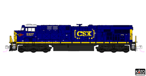 Kato Locomotives PREORDER Kato N 1768962S ES40DC Diesel Locomotive, CSX (Western Maryland) #5327 (DCC & Sound Equipped)