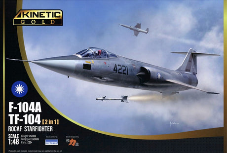 Kinetic Kinetic 1/48 F-104A / TF-104 Starfighter 48134