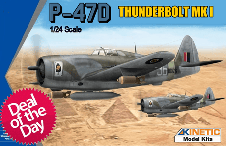 Kinetic MODEL AIRCRAFT Kinetic 1/24 Republic P-47D Thunderbolt MK I "Razorback" Kit