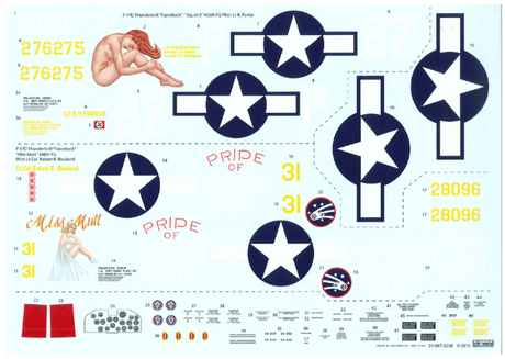 Kinetic MODEL AIRCRAFT Kinetic 1/24 Republic P-47D Thunderbolt "Razorback" Kit