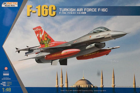 Kinetic MODEL AIRCRAFT Kinetic 1/48 F-16C Fighting Falcon Turkish Air Force Kit