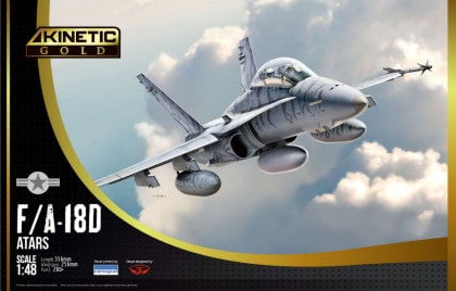 Kinetic MODEL AIRCRAFT Kinetic 1/48 F/A18D ATARS USN Jet Fighter Kit