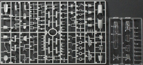 Kinetic MODEL AIRCRAFT Kinetic 1/48 Fouga Magister Kit CM. 170 (Parts For Two Kits Included)