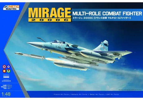 Kinetic MODEL AIRCRAFT Kinetic 1/48 Mirage 2000C Multi-role Combat Fighter Kit