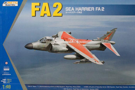 Kinetic MODEL AIRCRAFT Kinetic 1/48 Royal Navy Sea Harrier FA.2 Kit