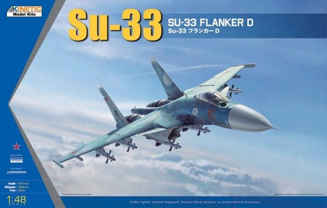 Kinetic MODEL AIRCRAFT Kinetic 1/48 Sukhoi SU-33 Flanker D Kit