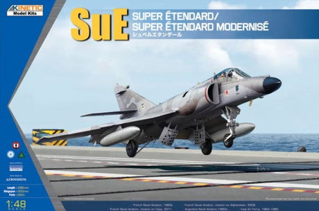 Kinetic MODEL AIRCRAFT Kinetic 1/48 Super Étendard /Modernise Kit