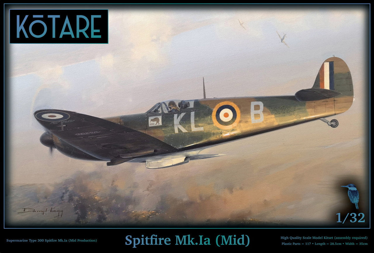 Kotare MODEL AIRCRAFT Kotare 1/32 Spitfire Mk.Ia (Mid Production) Kit