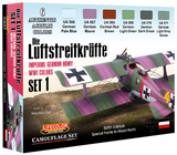 Lifecolor HOBBY PAINTS Lifecolor Acrylic Imperial German Army WWI Aircraft #1 Camouflage Acrylic Set (6 22ml Bottles)
