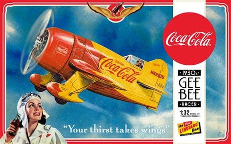 Lindberg MODEL AIRCRAFT Lindberg 1/32 Coca Cola Gee Bee Racer Kit