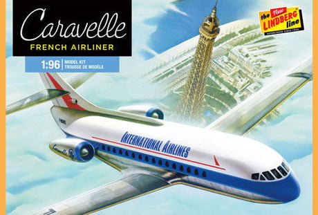 Lindberg MODEL AIRPLANES Lindberg 1/96 Caravelle French Airliner Kit
