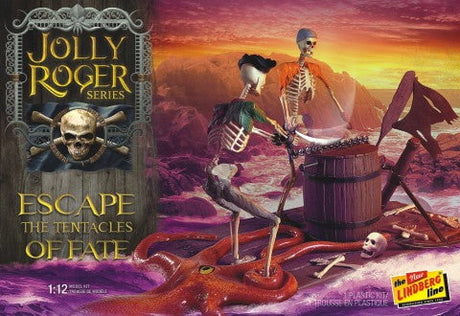 Lindberg MODEL SHIPS Lindberg 1/12 Jolly Roger Escape the Tentacles of Fate Diorama Kit