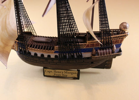 Lindberg MODEL SHIPS Lindberg 1/130 Jolly Roger Satisfaction of Captain Morgan Pirate Ship Kit