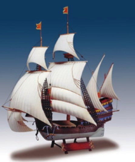 Lindberg MODEL SHIPS Lindberg 1/244 Santa Catarina Portuguese Man-O-War Sailing Ship Kit