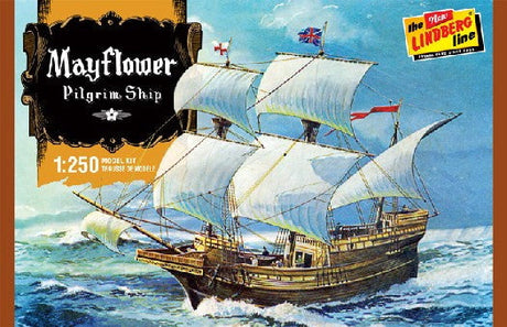 Lindberg MODEL SHIPS Lindberg 1/250 Mayflower Sailing Ship Kit