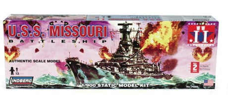 Lindberg MODEL SHIPS Lindberg 1/900 USS Missouri Battleship Kit