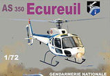 Mach-2 MODEL AIRPLANES Mach-2 1/72 AS350 Squirrel Police French Helicopter Kit