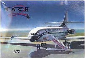 Mach-2 MODEL AIRPLANES Mach-2 1/72 SE210 Caravelle UAL/AF/Air International Commercial Airliner Kit