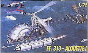 Mach-2 MODEL AIRPLANES Mach-2 1/72 SE313 Alouette II Helicopter Kit