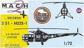 Mach-2 MODEL AIRPLANES Mach-2 1/72 Sikorsky S51HO3 S1 US Rescue Helicopter Kit