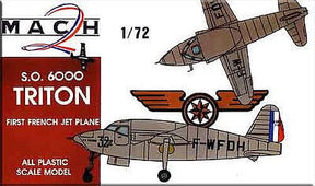 Mach-2 MODEL AIRPLANES Mach-2 1/72 SO6000 Triton 1st French Jet Aircraft Kit