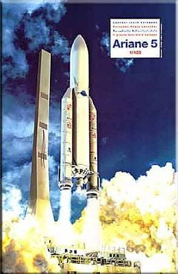 Mach-2 SCI-FI & SCIENCE Mach-2 1/125 Ariane 5 Heavy European Satellite Launcher Rocket Kit