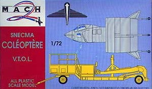 Mach-2 SCI-FI & SCIENCE Mach-2 1/72 Snecma Coleoptere French VTOL Rocket w/Portable Launcher Kit
