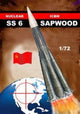 Mach-2 SCI-FI & SCIENCE Mach-2 1/72 SS6 Sapwood Russian Nuclear Intercontinental Ballistic Missle Kit