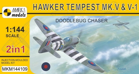 Mark I MODEL AIRCRAFT Mark I 1/144 Hawker Tempest Mk V/V1 Aircraft (2 in 1) Kit