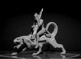 Master Box MILITARY MODEL Master Box Ltd 1/24 World of Fantasy: Graggeron & Halseya Female Warrior Lying on Animal Kit