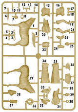 Master Box MILITARY MODEL Master Box Ltd 1/32 Napoleonic Wars French Mounted Cuirassier & Russian Girl Winter Dress Kit